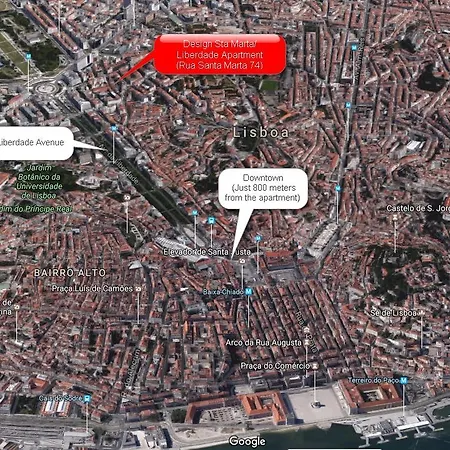 Lejlighed Design Sta Marta/ Liberdade *